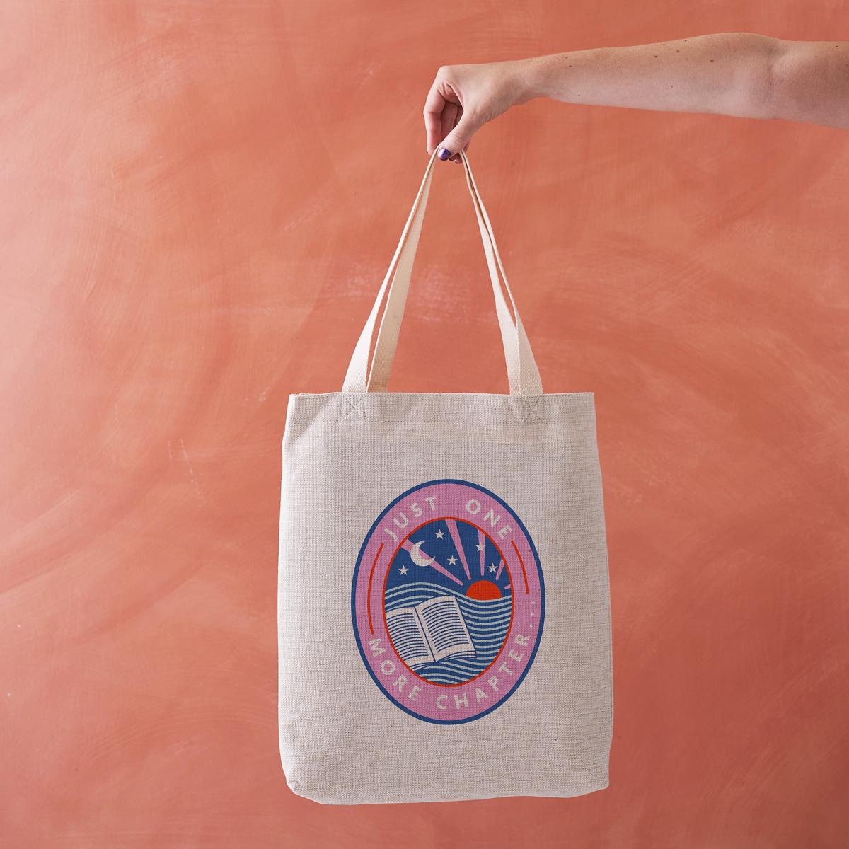 \'Just one more chapter\' - Book Lover Tote Bag