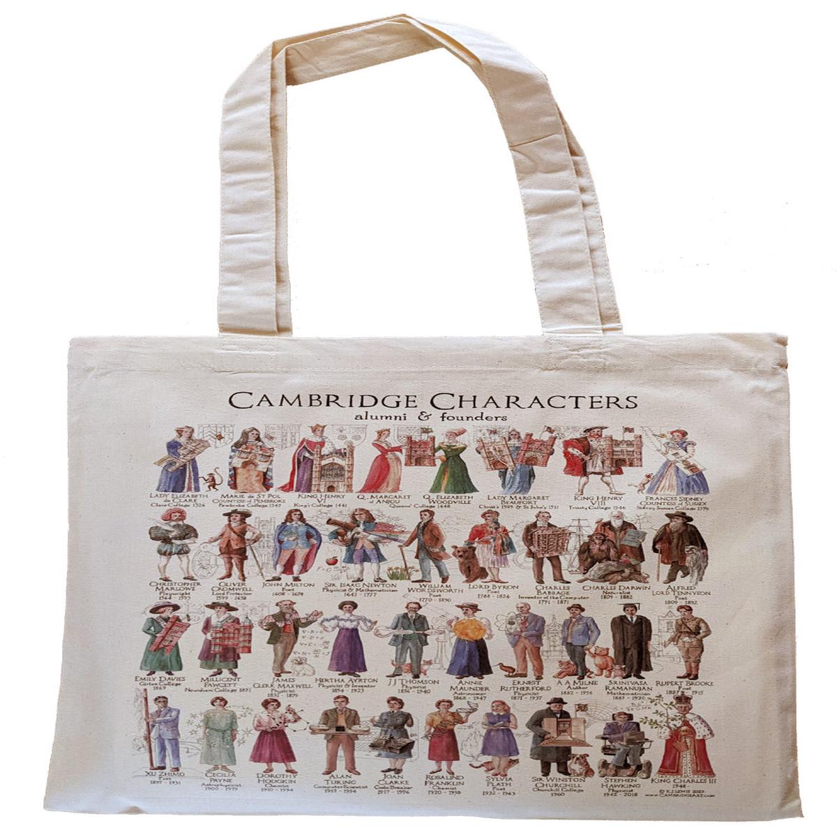 Cambridge Characters Tote Bag